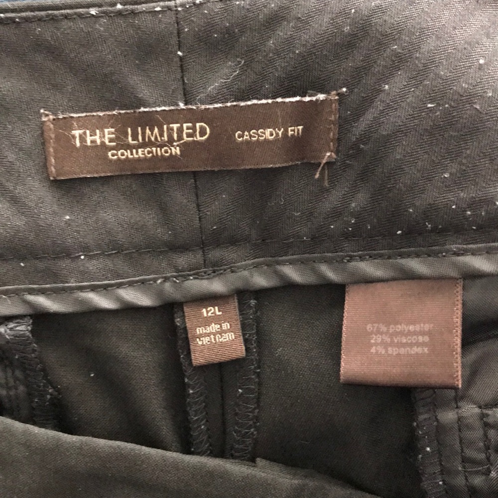 Black good condition dress pants. 12L